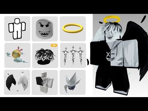 BEST FREE ROBLOX BLACK AND WHITE ITEMS 2024 (FREE PROMO CODES)