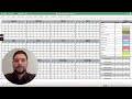 Work Calendar Tracker - Tutorial (Microsoft Excel)
