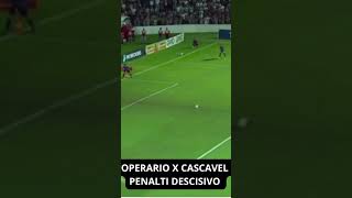 FC Cascavel vence o Operário-PR Paranaense tempo normal por 1 a 0 e ganha nas penalidades por 6 a 5