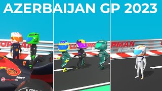 Azerbaijan GP 2023 | Highlights | Formula 1 Animated Comedy