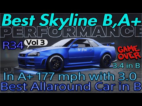 Vol3 Best B,A+ Nissan Skyline 1999(R34) Builds,Top3 In B Class Need For ...