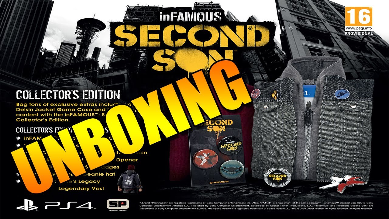 Unboxing: Infamous Second Son Edicion Coleccionista - YouTube