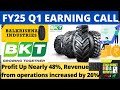 Balkrishna Industries  Q1 FY25 Earnings Conference Call - Comprehensive Analysis | BKT Q1 Results