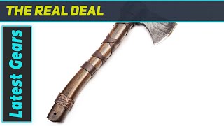 Norse Tradesman 18-Inch Viking Throwing Axe - Best Handcrafted Tomahawk