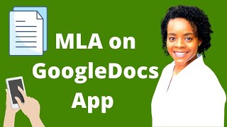 MLA Document with GoogleDocs App
