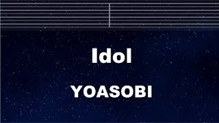 Practice Karaoke♬ Idol - YOASOBI (「アイドル」English Ver. )【With Guide Melody】 Lyric Oshi no Ko 英語版カラオケ