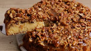 Pecan Upside Down Cake Recipe (Easy Dessert Idea!)