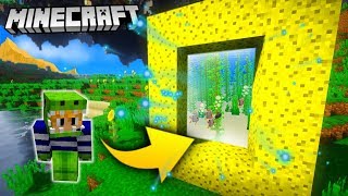 JAK TRAFIĆ DO ŚWIATA Z GĄBKI | NOWY PORTAL W MINECRAFT ! feat. KOSHI