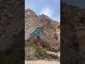 Swinging Richard V4 Joshua Tree Bouldering #shorts