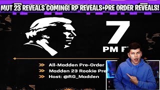 MUT 23 REVEALS COMING! ALL ROOKIE PREMIERES+ALL MADDEN PRE ORDER REVEALS! | MADDEN 23 ULTIMATE TEAM