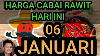 info harga cabe rawit merah teekini 6 Januari 2025 di pasar induk pare kediri jawa timur