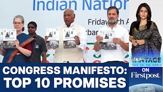 Congress Manifesto Promises Statehood for J&K, Scrapping Agnipath | Vantage with Palki Sharma
