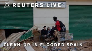 LIVE: Clean-up underway in flood-hit Valencia