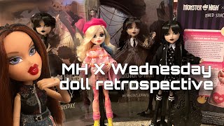 Was The Monster High X Wednesday doll line good? Mini retrospective | Lizzie is bored vlog