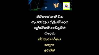 ඔයාට වැදගත් දෙයක් තවත් අනිවාර්යයෙන් බලන්න #budubanasinhala