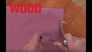 How To Radius a Corner - No Math Geometry - WOOD magazine