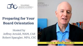 Preparing for Your Board Orientation