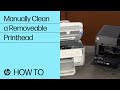 Manually Clean a Removeable Printhead | HP Printers | HP Support