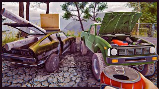 This is the Craziest Life Simulator - Purchasing a Truck & Logging - Junkyard Truck