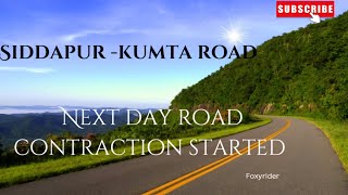 Siddapur to kumta road current situation!! #motovlogwithgoprohero10 #motovlog #bikeride