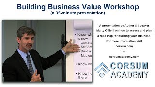 Marty O'Neill - Building Business Value Workshop