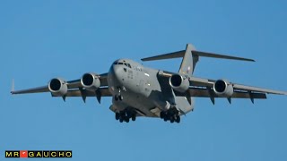 BOEING C-17 STUNNING UPCLOSE ARRIVAL \u0026 DEPARTURE AT LOS ANGELES AIRPORT | LAX