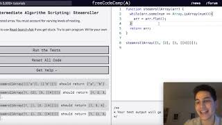 Freecodecamp Intermediate Algorithm Scripting: Steamroller