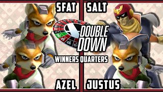 Double Down 2022 Winners Quarters - Azel \u0026 SFAT Vs. Salt \u0026 Justus - Smash Melee Tournament Doubles