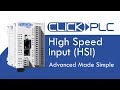 CLICK PLC High Speed Inputs (HSI): The Best Value PLC For Making Advanced Simple at AutomationDirect