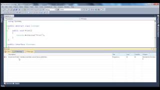 Part 33 C# Tutorial Difference between abstract classes and interfaces