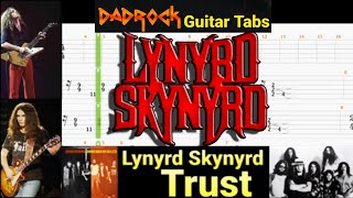 Trust - Lynyrd Skynyrd - Guitar + Bass TABS Lesson