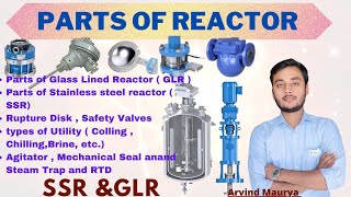 Parts of Reactor |SSR, GLR| types of Utility |steamTrap|Baffles|Rupture Disk|PRV