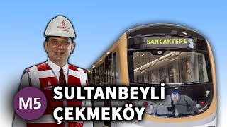 M5 Sultanbeyli - Çekmeköy Metro Hattı Google Earth Turu