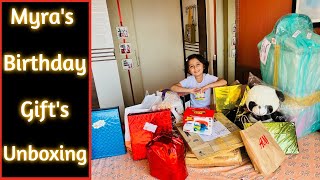 Myra's Birthday Gift Unboxing | Marathi Vlog 174 |