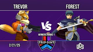 Tripoint Smash 269 - Winners Round 1 - Trevor(Fox) Vs. Forest(Marth)