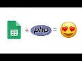 Google Sheets and PHP
