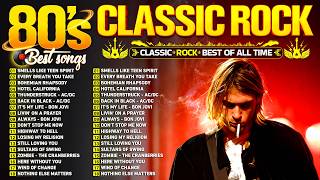 Top 100 Classic Rock Songs 70s 80s 90s ⚡ Nirvana, Queen, Guns N Roses, Metallica, AC/DC, Aerosmith