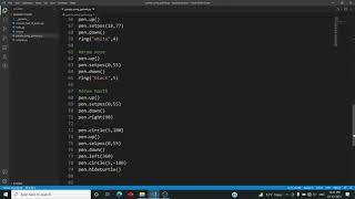 how to draw panda in python