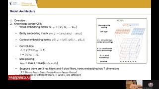 DKN: Deep Knowledge-Aware Network for News Recommendation presented by Zhang Ce