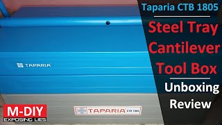 Taparia CTB 1805 Steel Tray 5-Compartment Cantilever Tool Box (Unboxing Review)