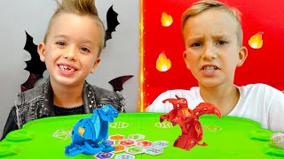 Vlad and Niki Genesis Collection Tournament 🔥 Bakugan - Toys for Kids