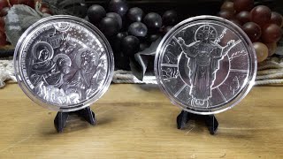 SCOTTSDALE MINT’S NEW SILVER 5 OZ ROUNDS.