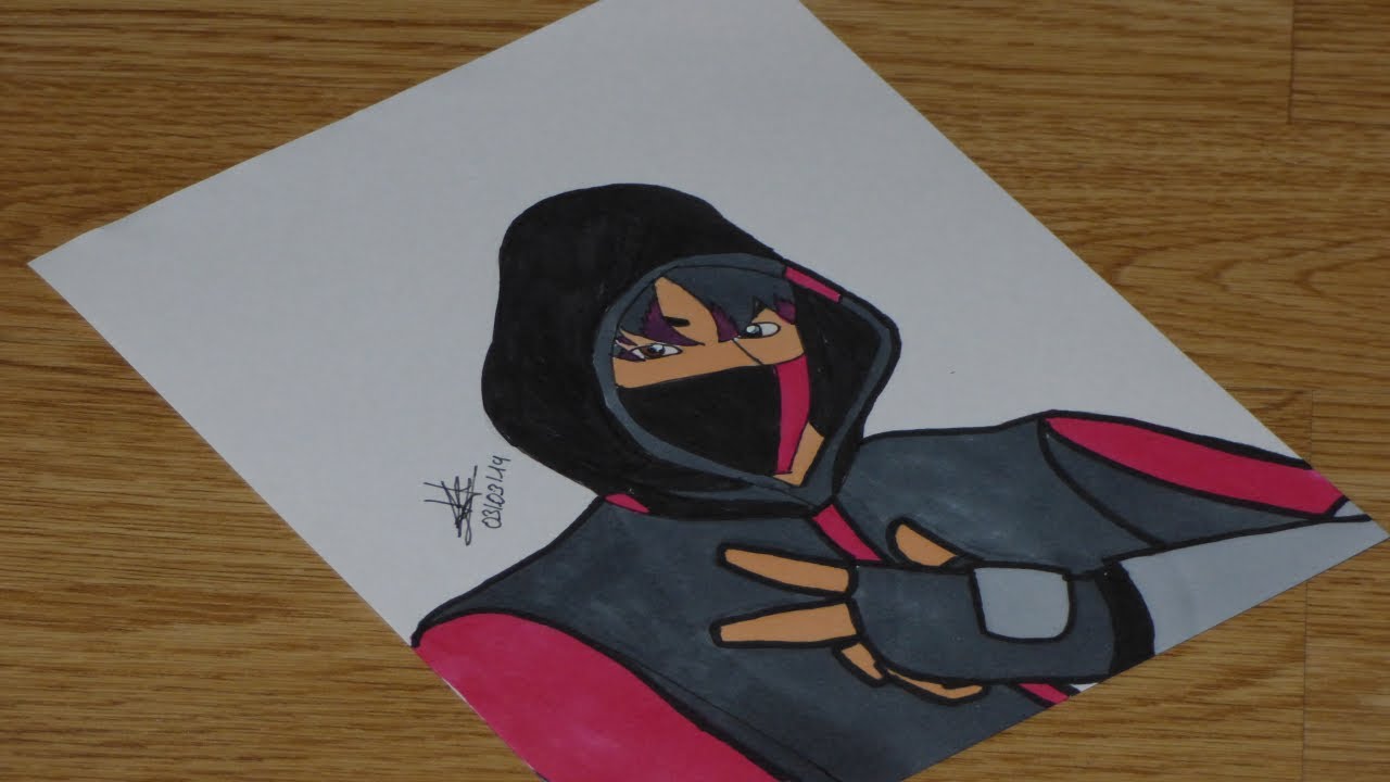 JE DESSINE LE NOUVEAU SKIN IKONIK DE LA SAISON 8!!! L Fortnite L - YouTube