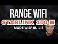 Range Wifi Starlink  II  Uji Mode WISP Ruijie EW1200G Pro #starlink #wisp #wifi