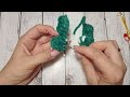 🐉💚ДРАКОНЧИК ВЯЗАНЫЙ КРЮЧКОМ ИЗ ПЛЮШЕВОЙ ПРЯЖИ 🐲crochet dragon🐉gehäkelter drache