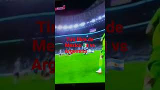 free kick Mexico vs Argentina Qatar 2022