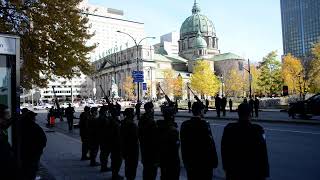 Remembrance Day 2021 Artillery Salute At Place Du Canada Montreal RME 0475