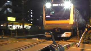 【南武線】E233系8000番台 矢向駅到着