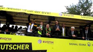 BVB Autokorso - Spieler feiern Meisterschaft 15.5.2011