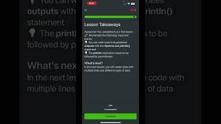 Lesson Takeaways for Getting Started with Java #coding #sololearn #tutorial